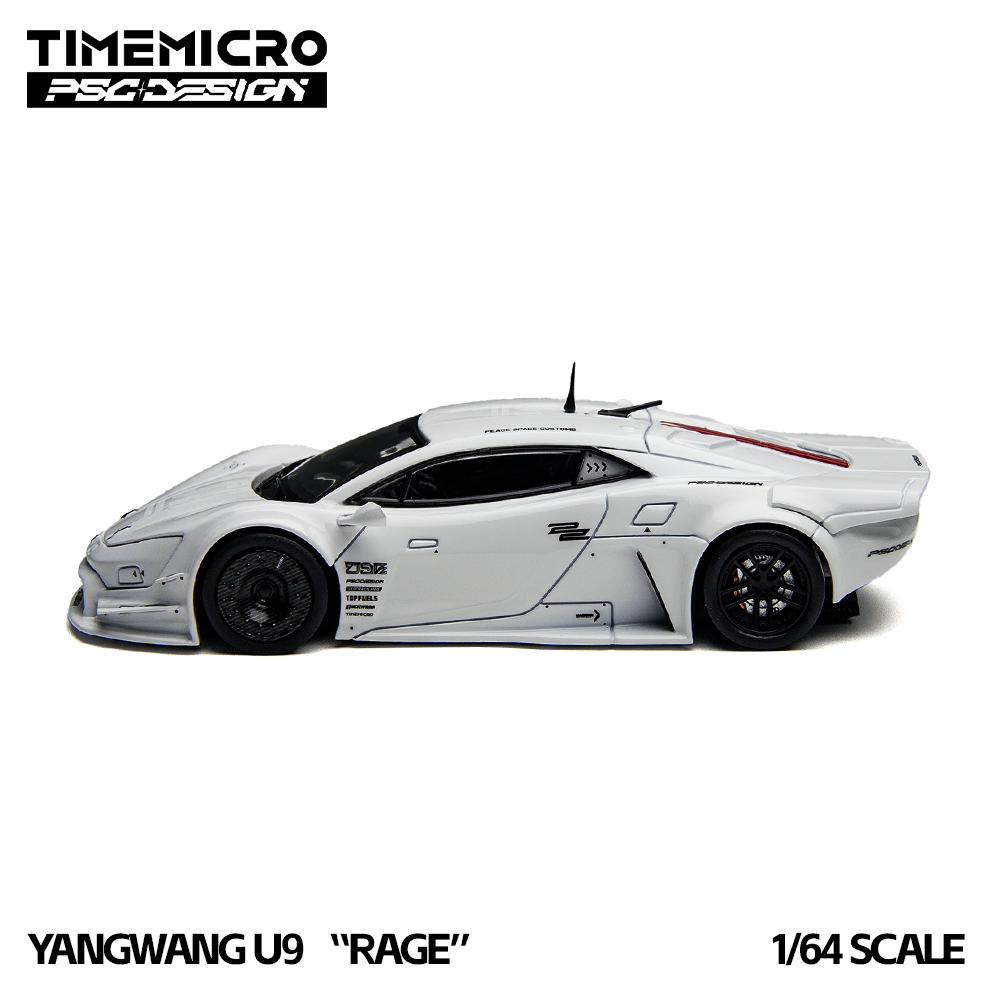 TimeMicro × PSC DESIGN 1:64 Scale U9 “RAGE” White