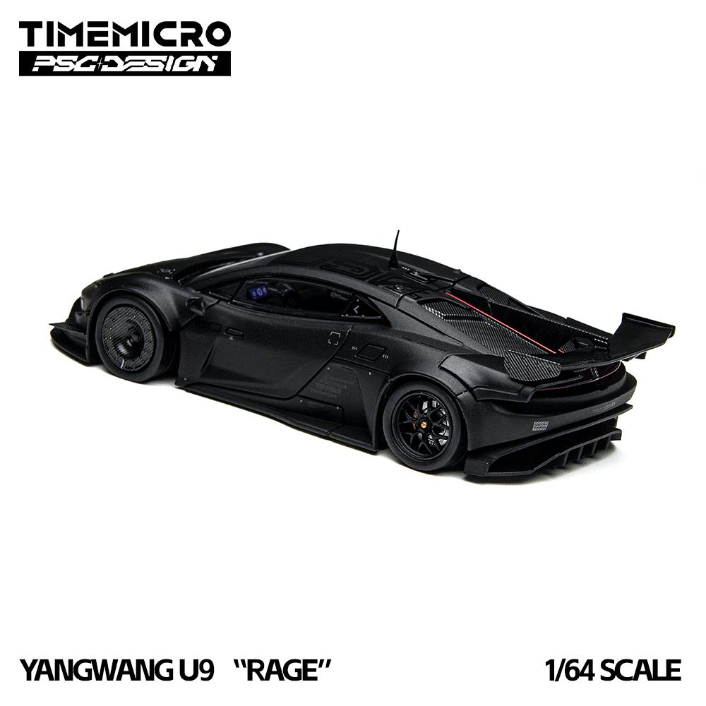 TimeMicro × PSC DESIGN 1:64 Scale U9 “RAGE” Black