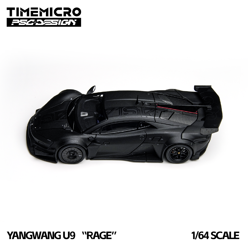 TimeMicro × PSC DESIGN 1:64 Scale U9 “RAGE” Black