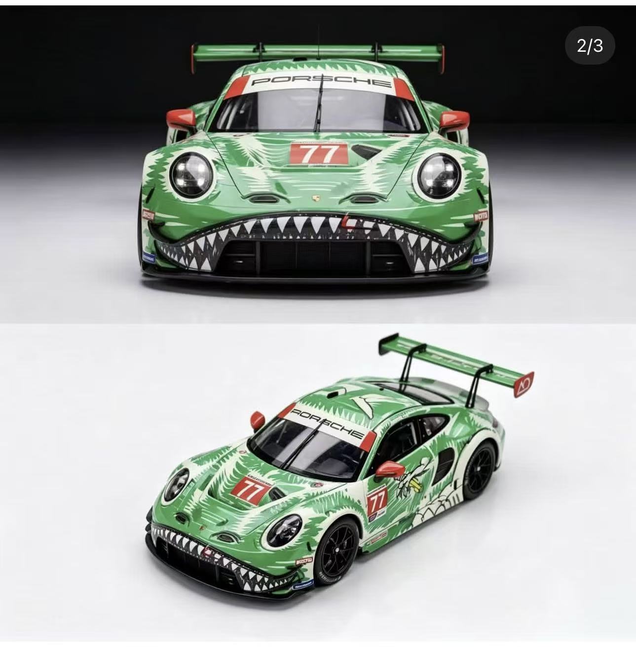 VVM 1:64 Porsche 911 GT3R Green Sketchy Rexy (Copy)