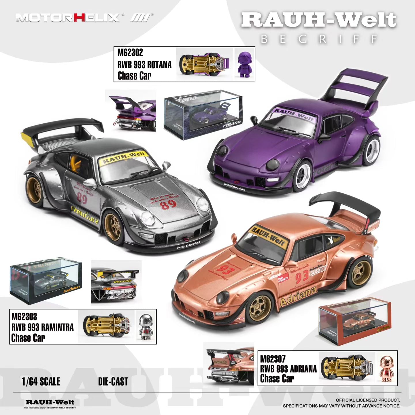 MOTORHELIX 1/64 RWB 993 Rotana