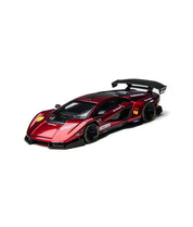 TimeMicro × PSC DESIGN - 1/64 Countach “V” 猩红康塔什“V” 合金汽车模型