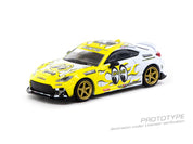1:64 丰田 GR86 -- MOONEYES 黄/白火焰涂装 -- TARMAC WORKS