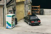 1:64 梅赛德斯-奔驰 190 E 2.3-16 -蓝黑色金属漆 -TARMAC WORKS