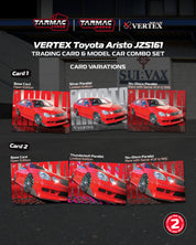 Tarmac Works 1/64 - VERTEX 丰田 阿里斯托 JZS161 红色