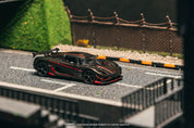 Tarmac Works - 柯尼塞格Agera RS 黑色碳纤维/红色点缀