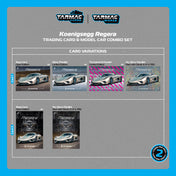 Tarmac Works - Koenigsegg Regera  Silver Metallic / Blue Accents