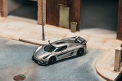 Tarmac Works - 柯尼塞格 Regera 银色金属漆/蓝色点缀