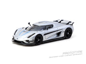 Tarmac Works - 柯尼塞格 Regera 银色金属漆/蓝色点缀