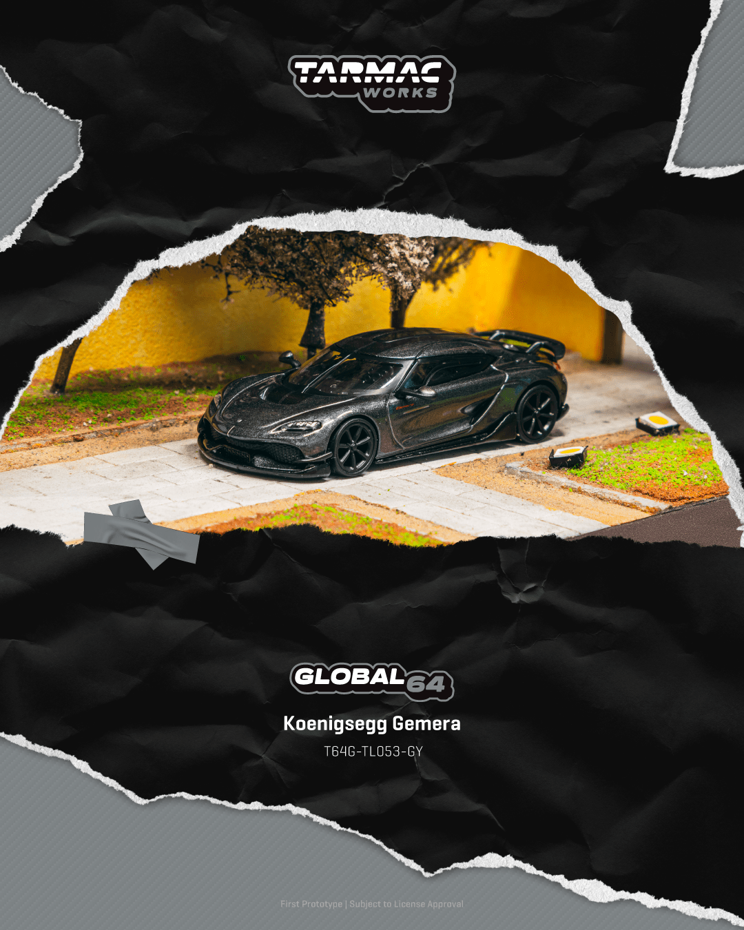 Tarmac Works 1/64 - Koenigsegg Gemera Grey