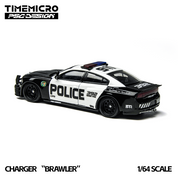 TimeMicro × PSC DESIGN - 1/64 战马“争吵者” Charger LSPD 警车仿真合金车模