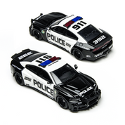 TimeMicro × PSC DESIGN - 1/64 战马“争吵者” Charger LSPD 警车仿真合金车模
