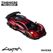 TimeMicro × PSC DESIGN - 1/64 Countach “V” 猩红康塔什“V” 合金汽车模型