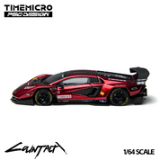 TimeMicro × PSC DESIGN - 1/64 Countach “V” 猩红康塔什“V” 合金汽车模型