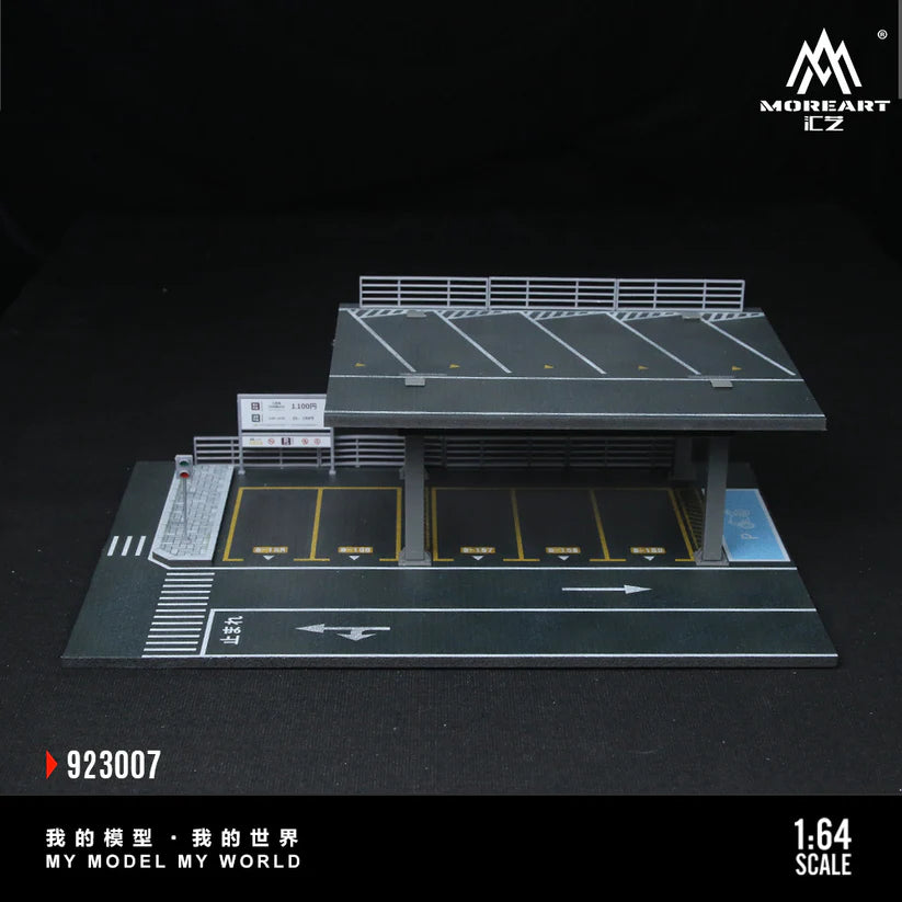 MoreArt1:64 Steel Frame Structure Platform Parking Scene Simulation Model