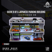 MoreArt1:64日系停车场景模拟模型