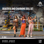 MoreArt 1:64 精致美女手办套装仿真树脂模型