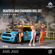 MoreArt 1:64 精致美女手办套装仿真树脂模型