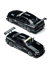 TimeMicro 1:64 Skyline GT-R R34 “热情” 黑