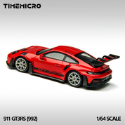 时光微 1:64 992 GT3RS 红色合金汽车模型