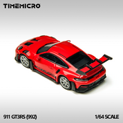 时光微 1:64 992 GT3RS 红色合金汽车模型