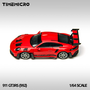 时光微 1:64 992 GT3RS 红色合金汽车模型