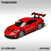 时光微 1:64 992 GT3RS 红色合金汽车模型
