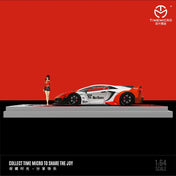 TIMEMICRO 1:64 LAMBORGHINI GTEVO MARLBORO AND HKS COATING SIMULATION ALLOY CAR MODEL