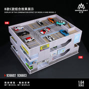 MoreArt1:64 日系停车场景C模拟模型