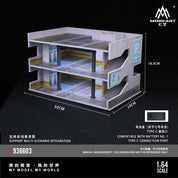 MoreArt1:64 日系停车场景C模拟模型