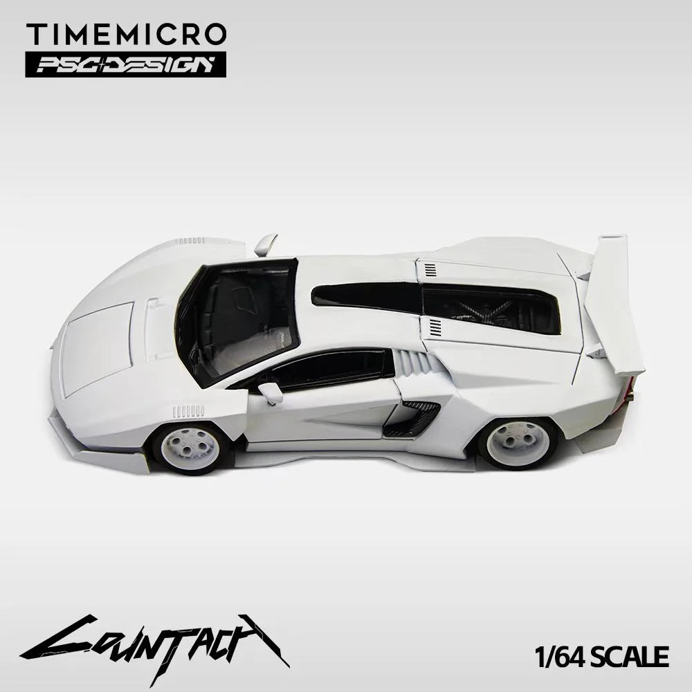 TimeMicro × PSC DESIGN 1:64 Countach "V" Ver. Mechanic PSC simulation alloy car model