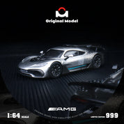 原版模型：1/64 AMG One星辰银合金车模
