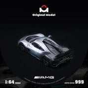 原版模型：1/64 AMG One星辰银合金车模