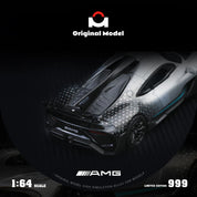 原版模型：1/64 AMG One星辰银合金车模