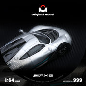 原版模型：1/64 AMG One星辰银合金车模