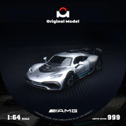 原版模型：1/64 AMG One星辰银合金车模
