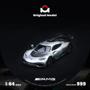原版模型：1/64 AMG One星辰银合金车模