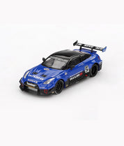MINIGT 1/64 - 自由步调LB宽体尼桑GT-R 35GT-RR Ver.2 蓝色 - MGT01124