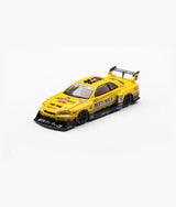 MINIGT 1/64 日产 LB-ER34 超级剪影 SKYLINE 运动黄