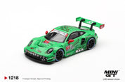 MINIGT 1/64 保时捷 911 GT3 R (992) #77 AO Racing 2025 IMSA 赛百灵 12 小时耐力赛组别冠军