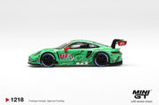 MINIGT 1/64 保时捷 911 GT3 R (992) #77 AO Racing 2025 IMSA 赛百灵 12 小时耐力赛组别冠军