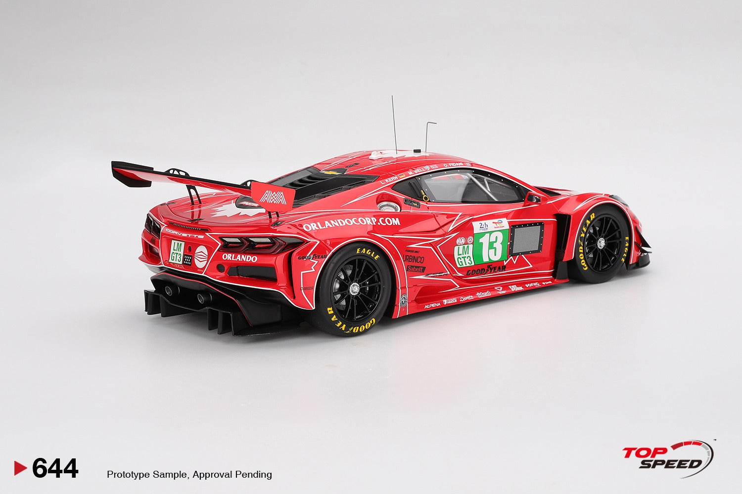 TOP SPEED - Chevrolet Corvette Z06 GT3.R #13 AWA RACING 2025 Le Mans 24 Hrs