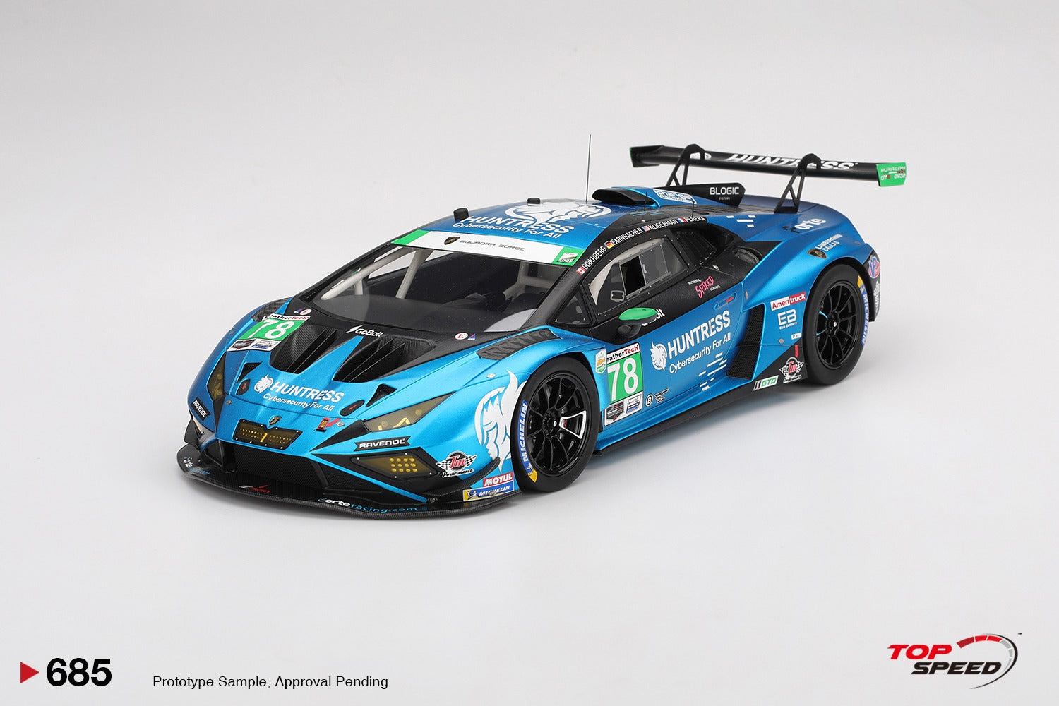 TOP SPEED - Lamborghini Huracán GT3 EVO2 #78 Forte Racing 2025 IMSA Daytona 24 Hrs