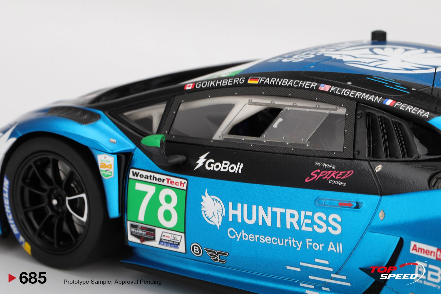 TOP SPEED - Lamborghini Huracán GT3 EVO2 #78 Forte Racing 2025 IMSA Daytona 24 Hrs