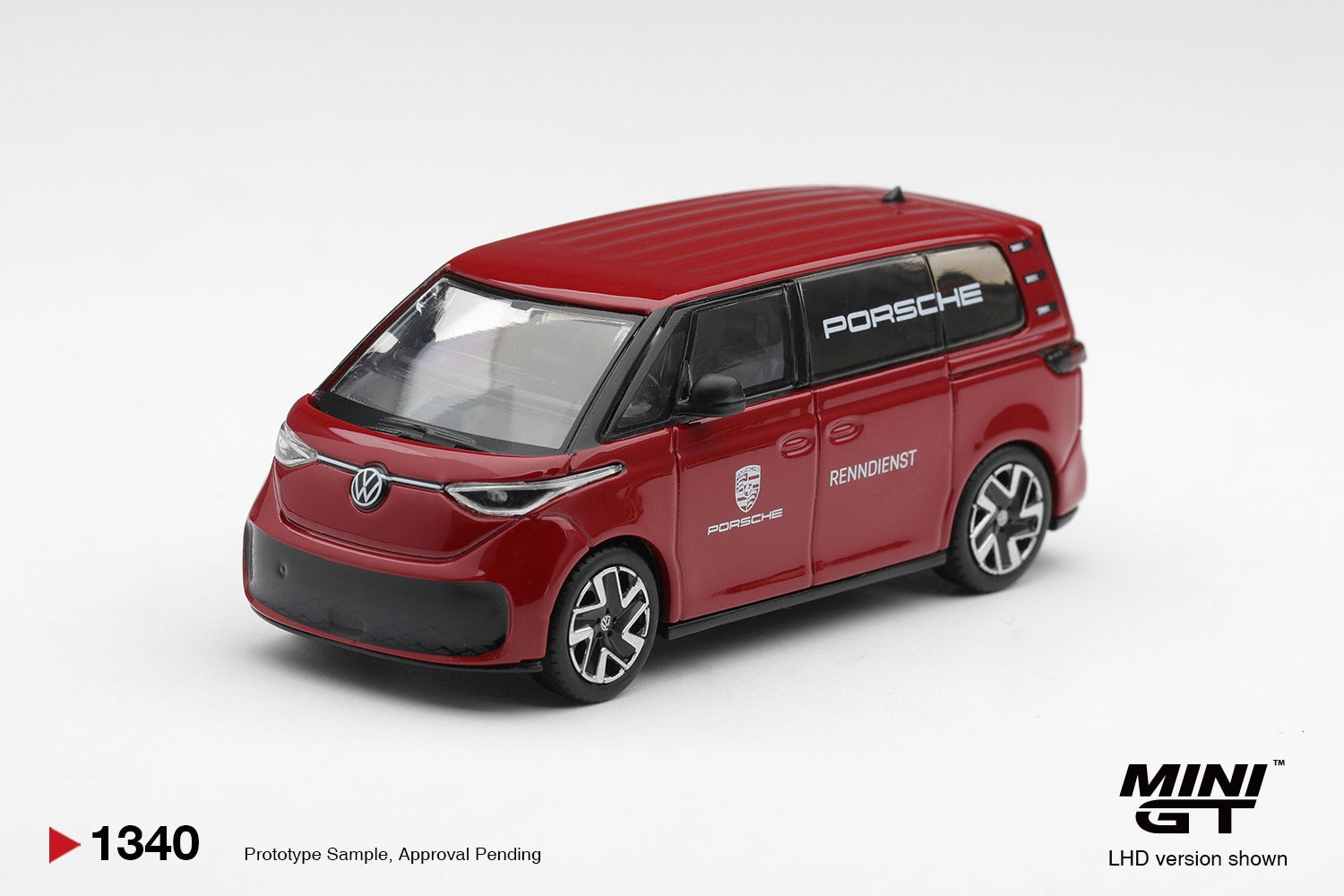 MINIGT 1/64 Volkswagen ID.Buzz Porsche Renndienst