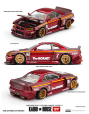 KAIDO HOUSE X MINI GT 1/64 Nissan Skyline GT-R (R34) TAMIYA x KAIDO HOUSE "The Hornet" V2