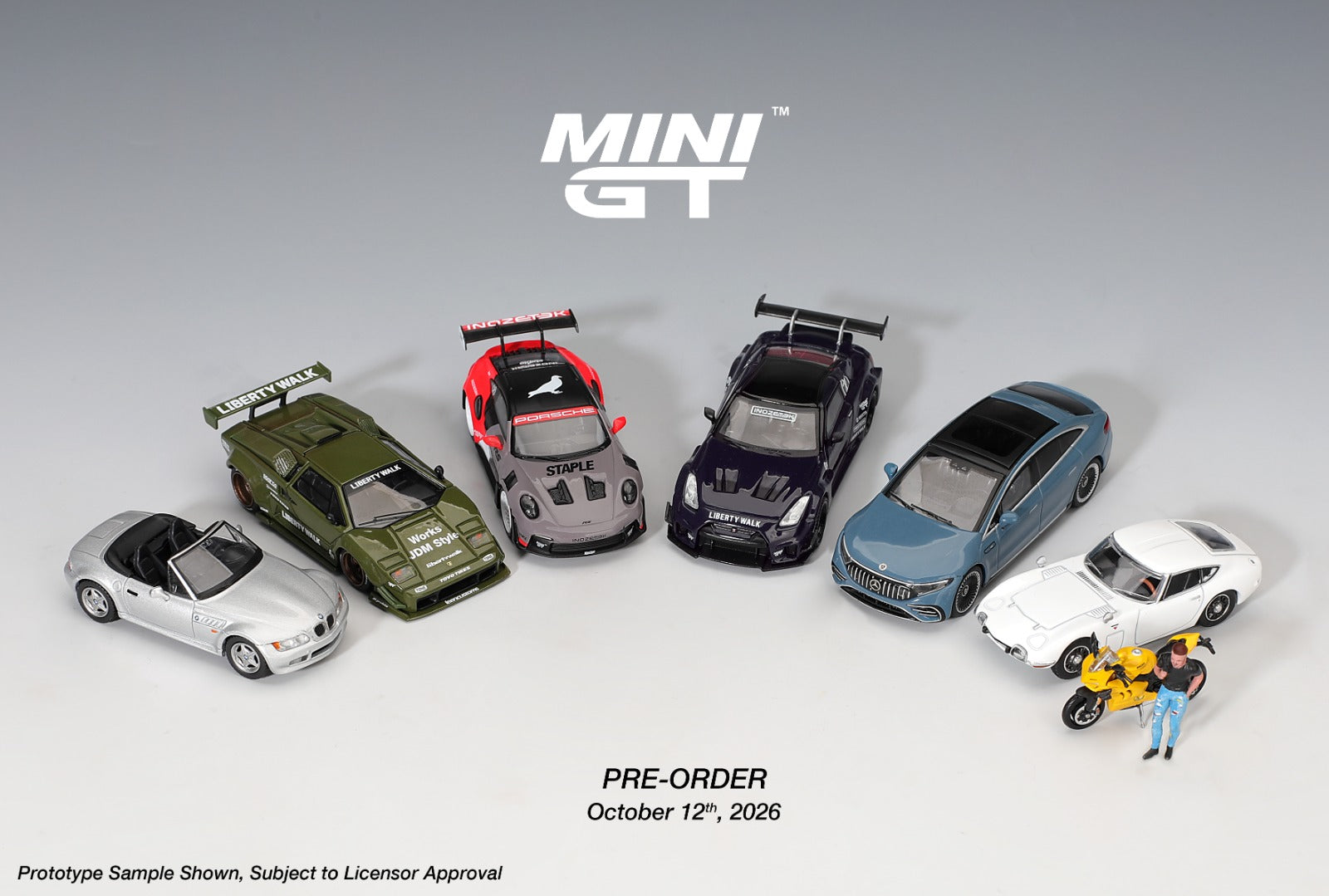 MINIGT 1/64 Lamborghini Countach LB-WORKS Army Green