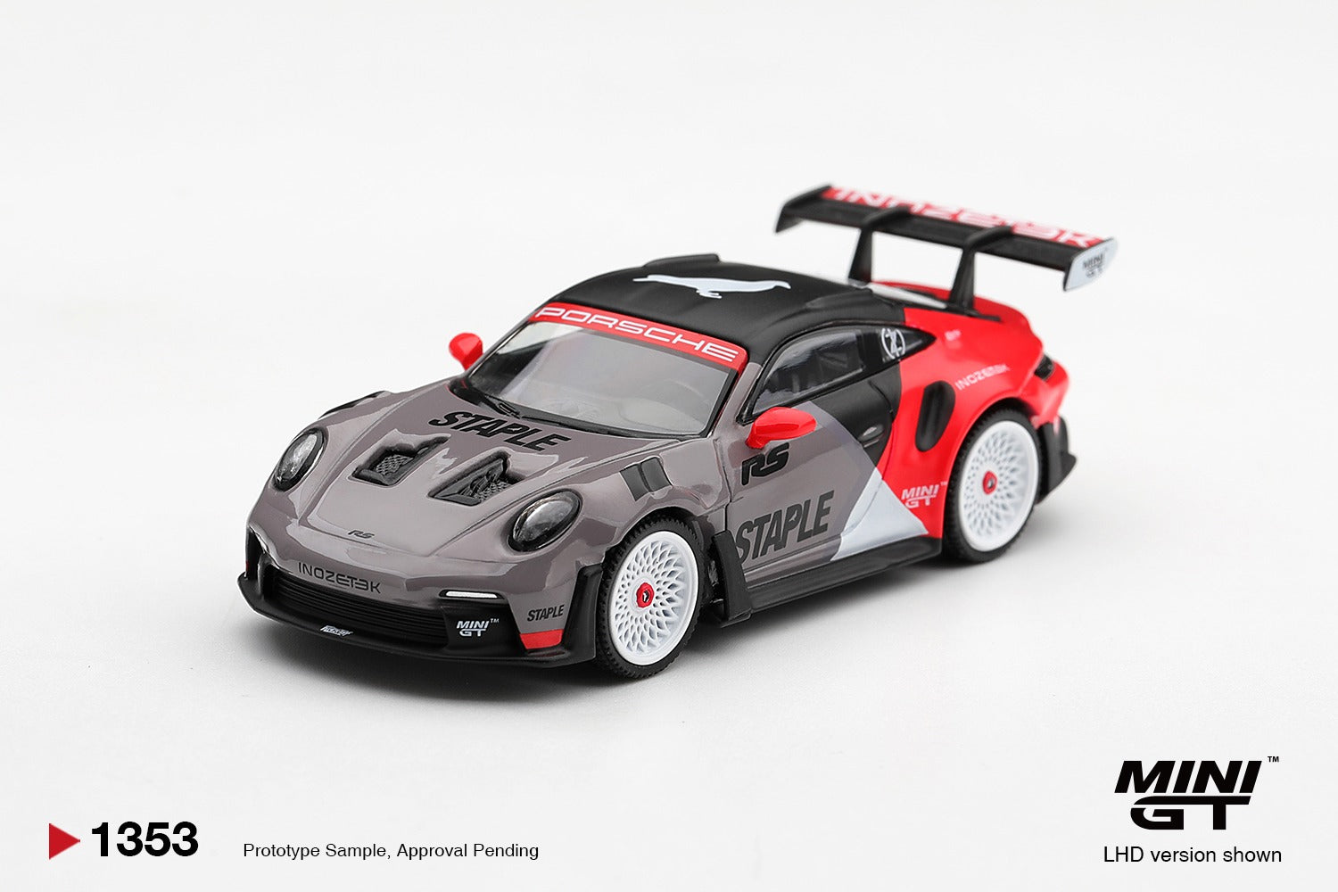MINIGT 1/64 Porsche 911 GT3 RS STAPLE x INOZETEK
