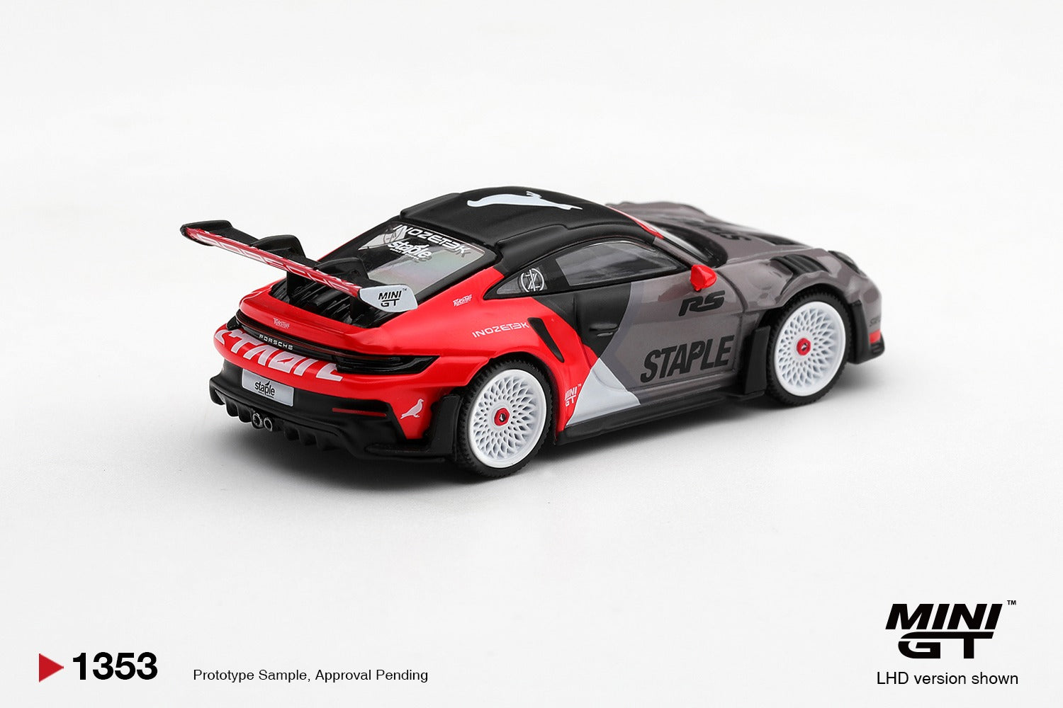 MINIGT 1/64 Porsche 911 GT3 RS STAPLE x INOZETEK