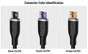 VOLTME, POWERLINK MOSS CTC 3.3英尺（5A，100W）EMARKER | 黑色